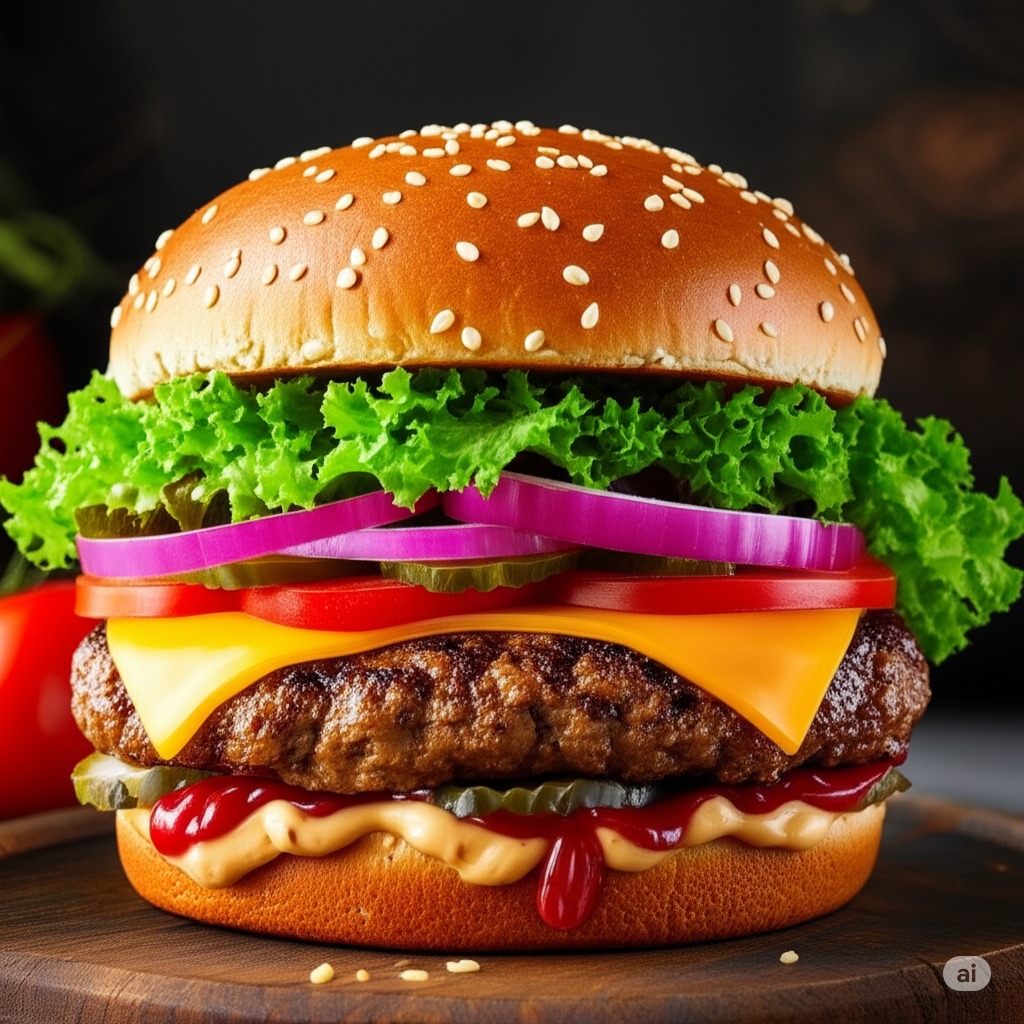 Hamburguesa Hawaiana Goblin - Dulce y salado en perfecta armonía